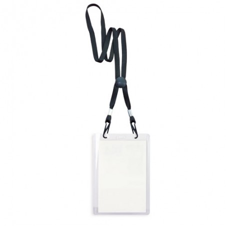 Lanyard duo con ajuste per