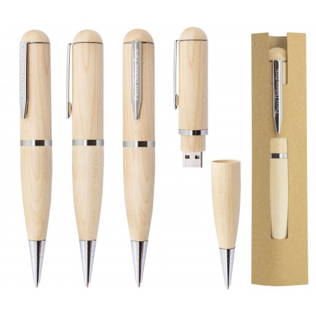 Boligrafo Usb Madera Forest 32 Gb