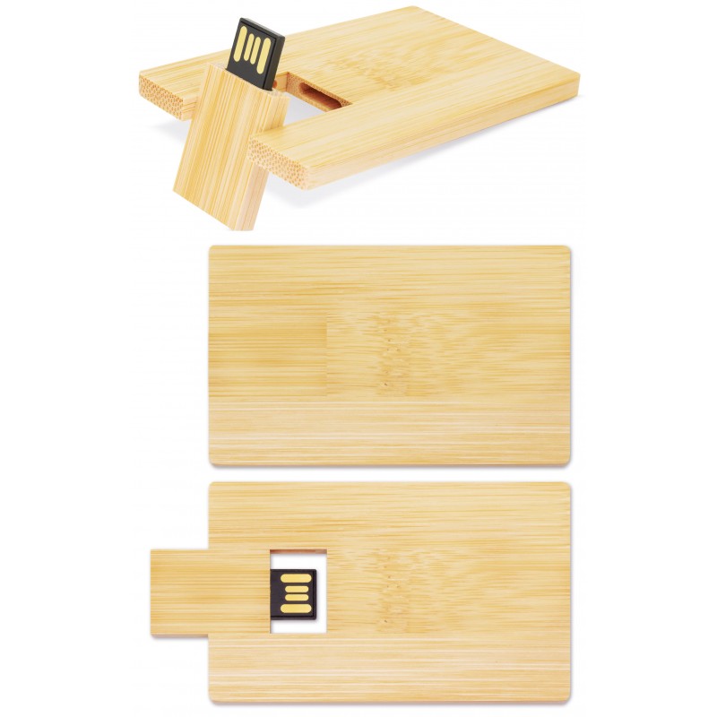 Memoria Usb Bambu 16gb Plate Memoria Usb Bambu 16gb Plate