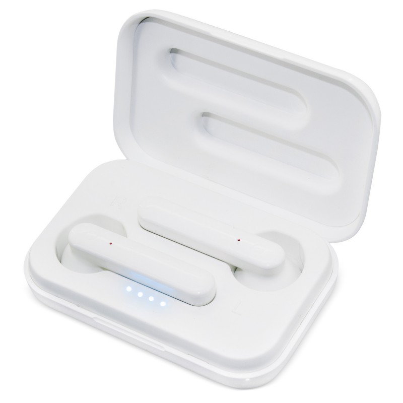 Auricular Bluetooth Blanco Presentado En Caja Auricular Bluetooth Blanco Presentado En Caja