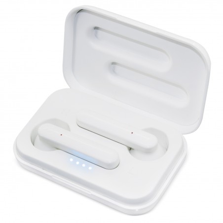 Auricular Bluetooth Blanco Presentado en Caja