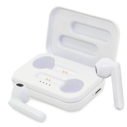 Auricular Bluetooth Blanco Presentado en Caja
