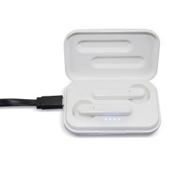 Auricular Bluetooth Blanco Presentado en Caja
