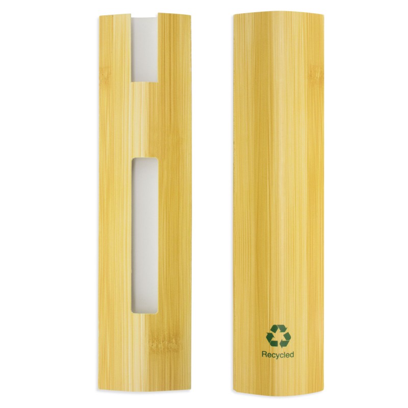 Funda Bolígrafo De Cartón Reciclado Diseño Bambú Funda Bolígrafo De Cartón Reciclado Diseño Bambú
