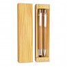Set Boligrafo Y Portaminas Bambu Elastico