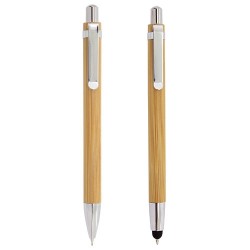 Set Boligrafo Y Portaminas Bambu Elastico