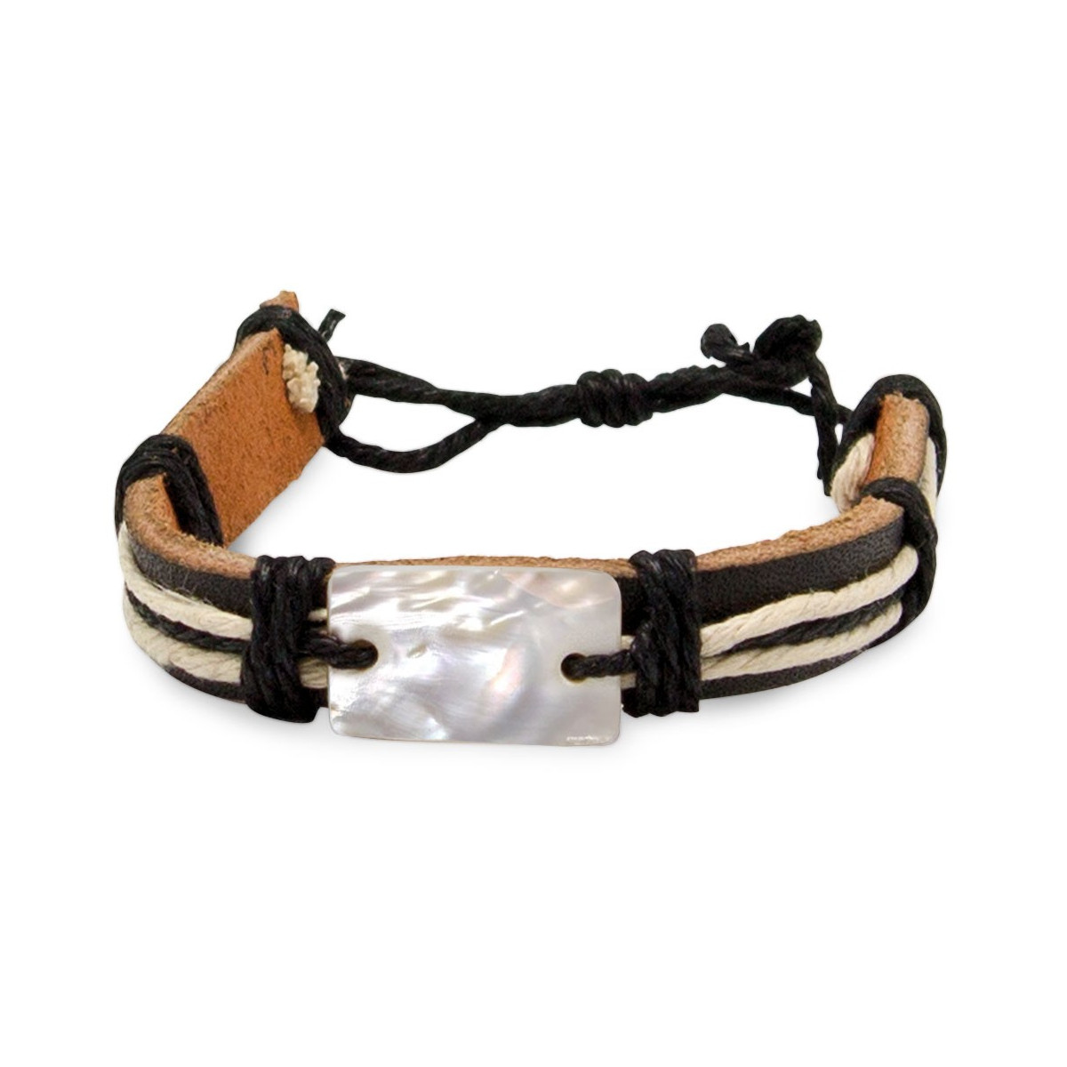Pulsera piel nacar