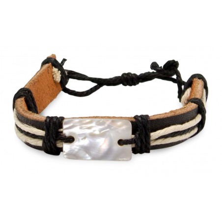 Pulsera Piel nacar