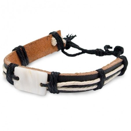 Pulsera piel nacar
