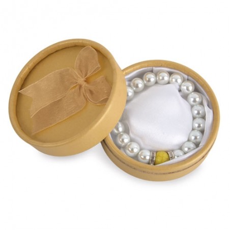Pulseras de Perlas con Piedra en Estuche: Pack de 10 Unidades