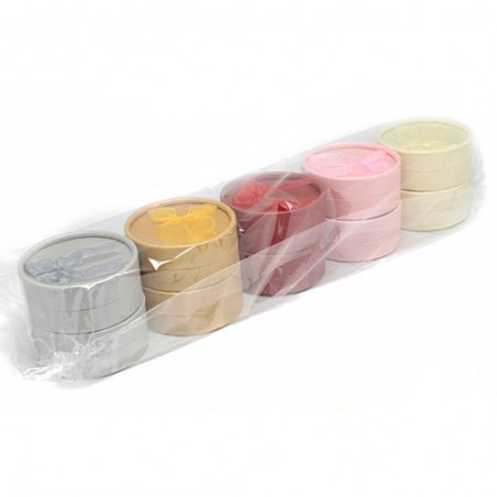 Pulseras de Perlas con Piedra en Estuche: Pack de 10 Unidades