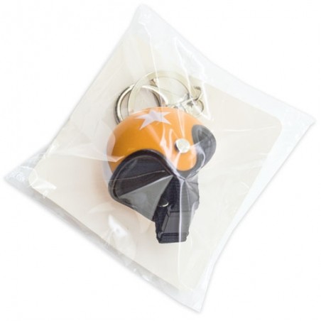 Llavero casco classic naranja