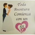 Set para Bodas Libreta, Bolígrafo y Monedero para tus Invitadas