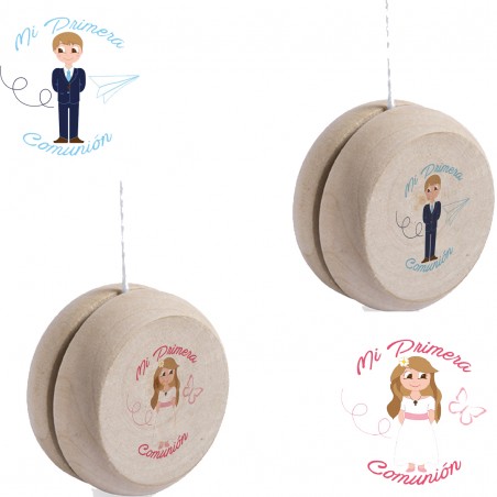 Yoyo de Madera para Comunión