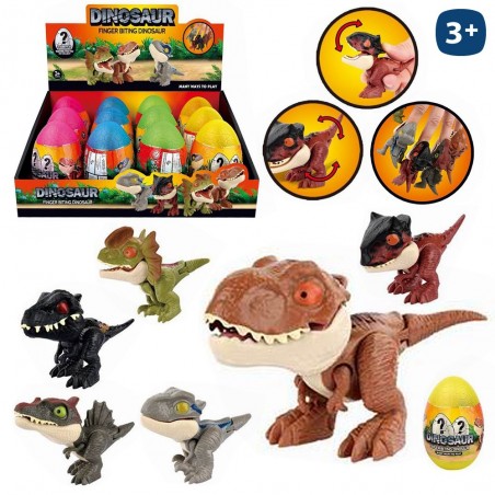 Huevos sorpresa con dinosaurios