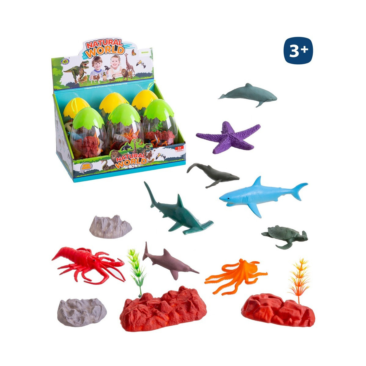 S 15 animal marino pvc 8 20 cm