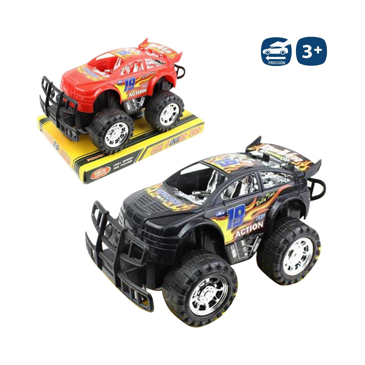 Coche sport fricción 3 c 15 x 9 x 8 cm