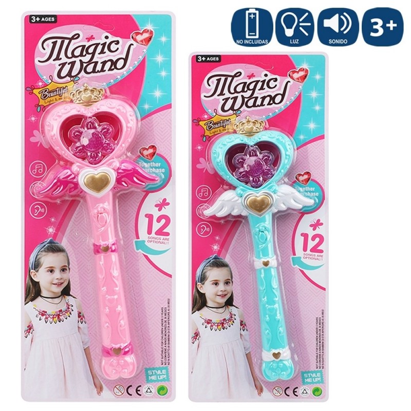 Varita Mágica Con Luz Y Sonido 2 C 31 Cm Varita Mágica Con Luz Y Sonido 2 C 31 Cm