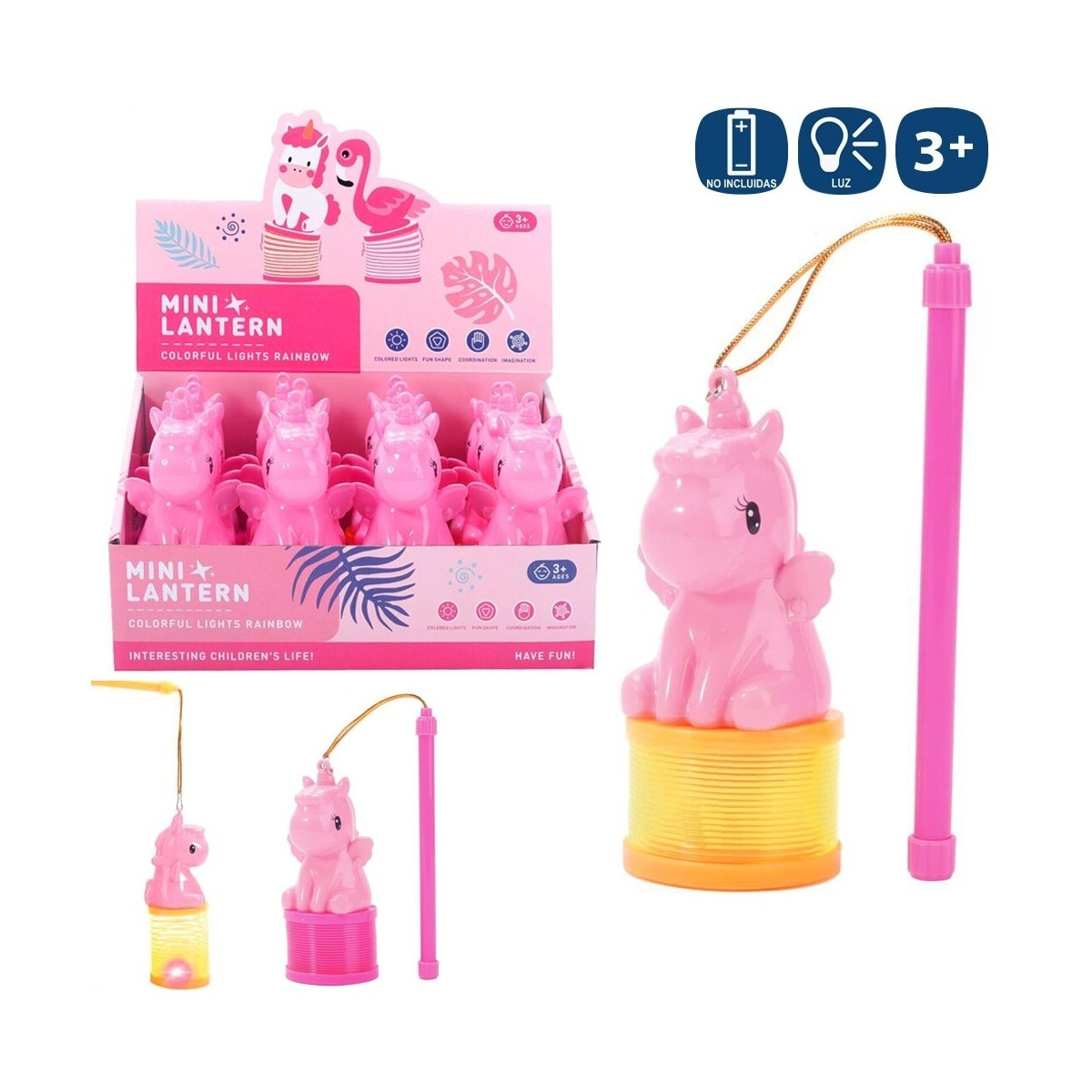 Muelle linterna unicornio 4 c 5 50 x 5 50 x 13 cm