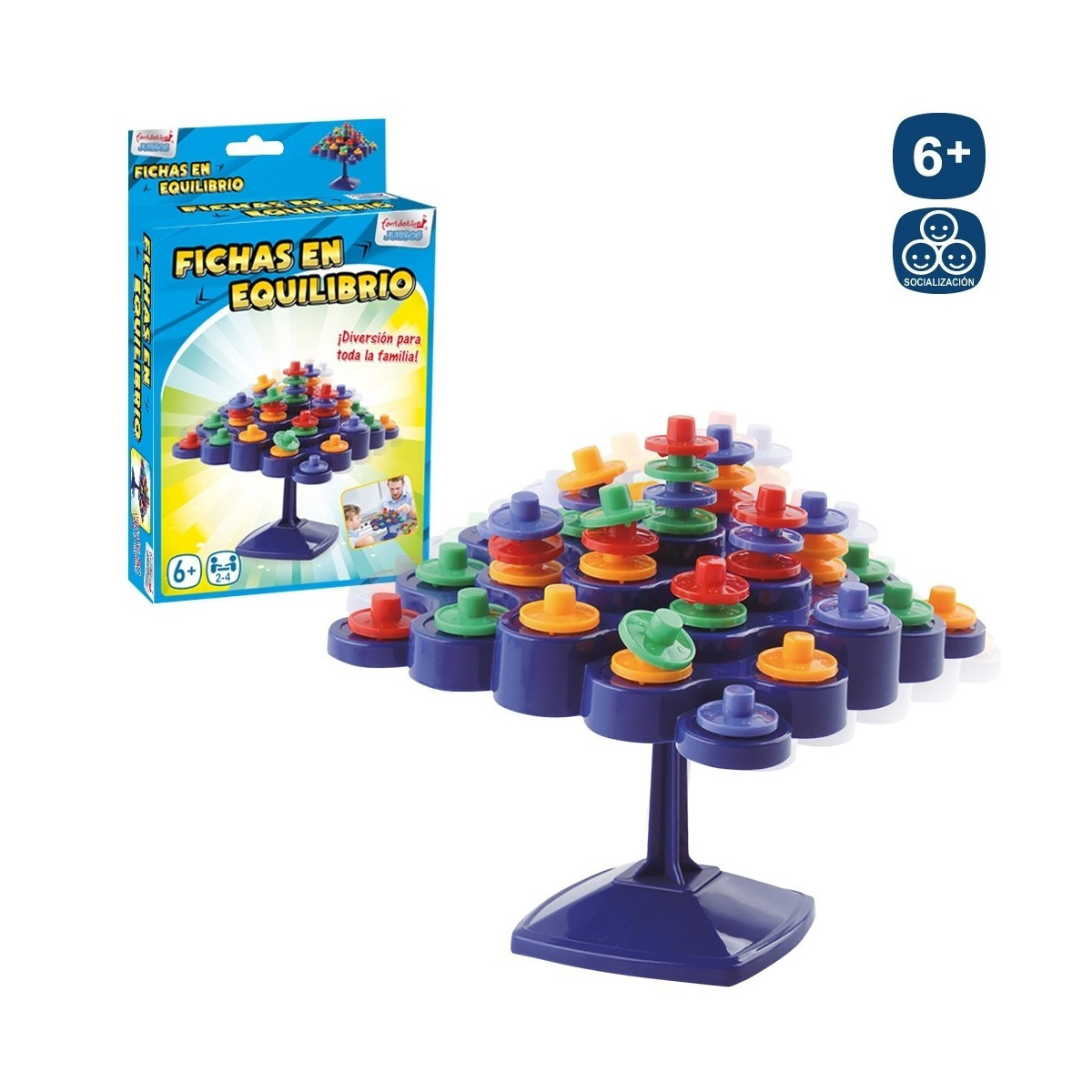 Juego fichas equilibrio