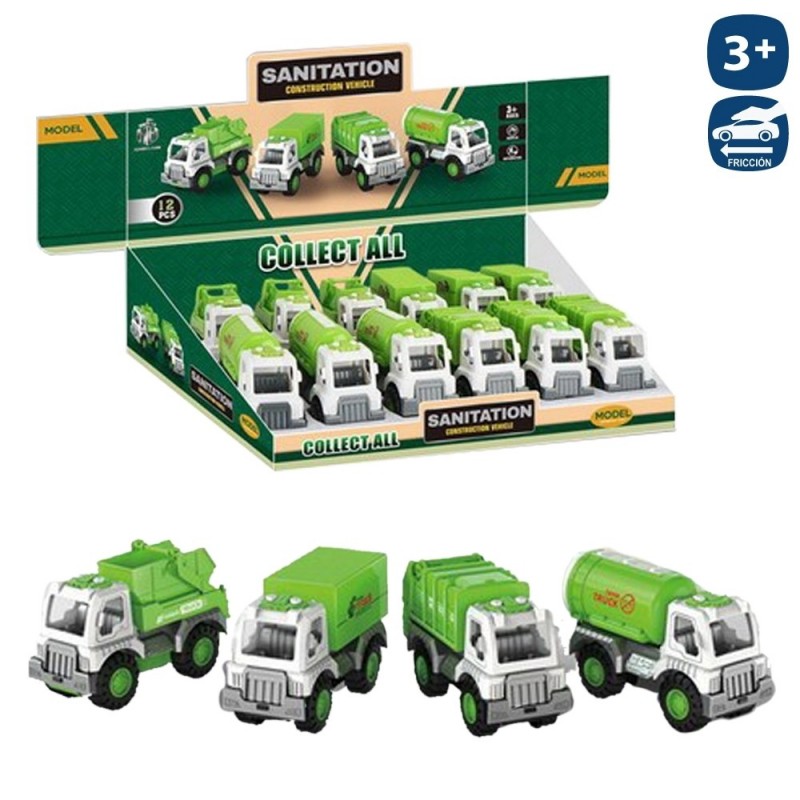 Camión Reciclaje Fricción 4 M 13 Cm Camión Reciclaje Fricción 4 M 13 Cm