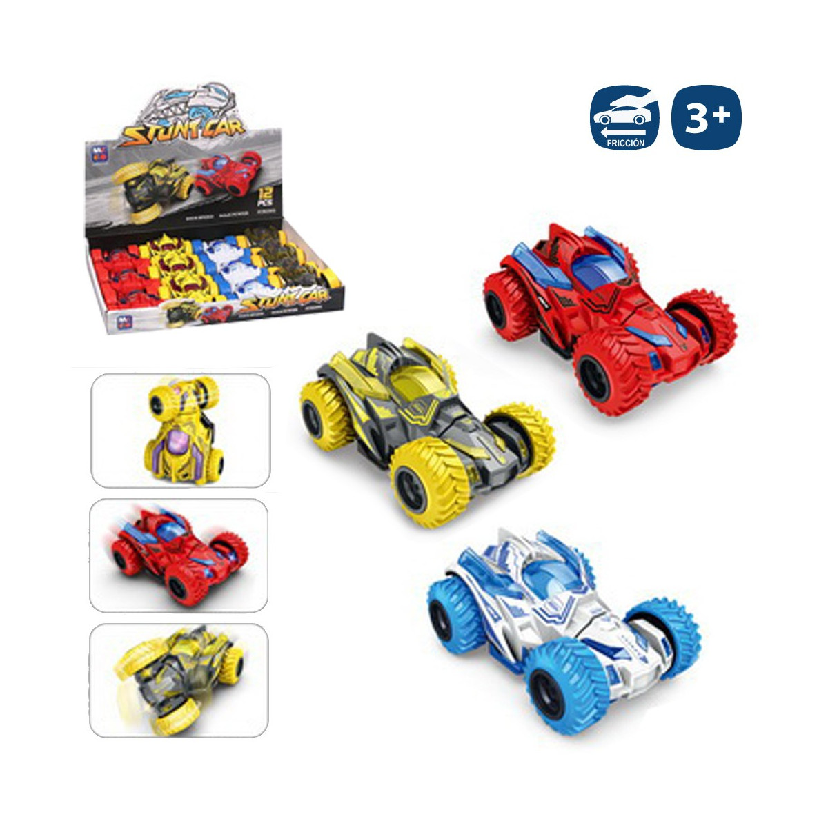 Coche buggy megafricción 4 c 11 90 x 9 50 x 5 70 cm