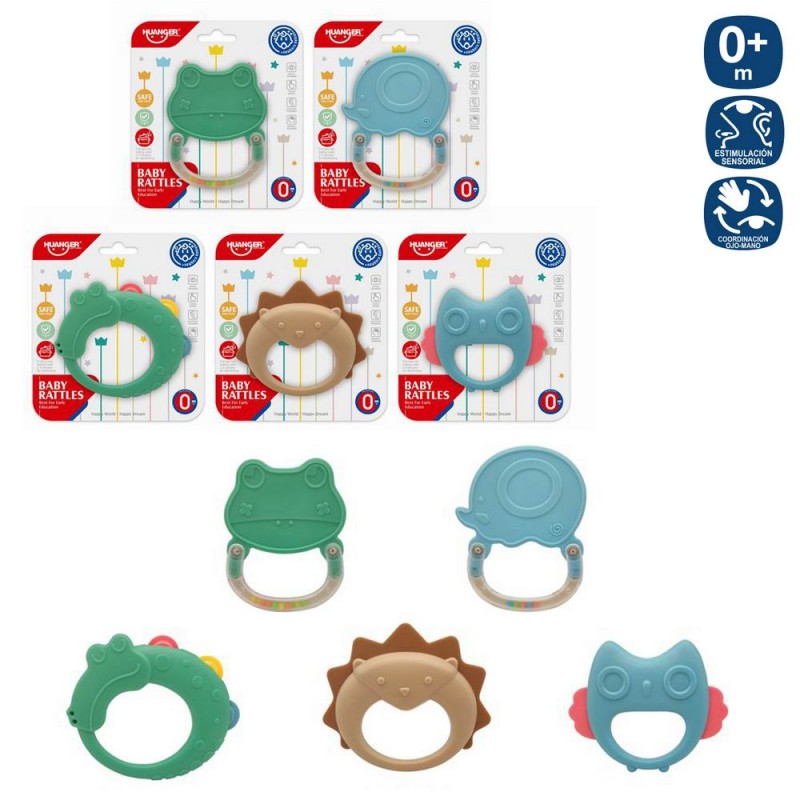 Mordedor Sonajero Infantil 2 M 6,90 X 8,70 X 1,20 Cm Mordedor Sonajero Infantil 2 M 6,90 X 8,70 X 1,20 Cm