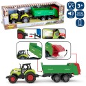 Tractor Remolque Luz Y Sonido 27 X 6 X 6 Cm