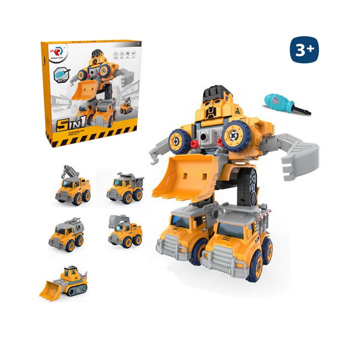 S Robot Transformable En 10 20 X 30 X 20 Cm