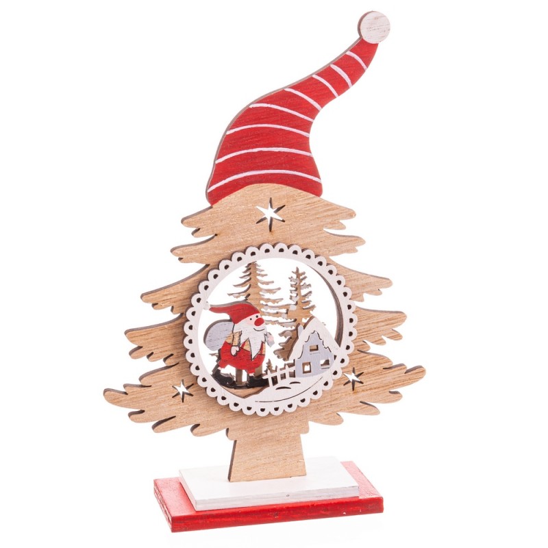 Figura madera para navidad 13 50 x 4 50 x 20 50 cm