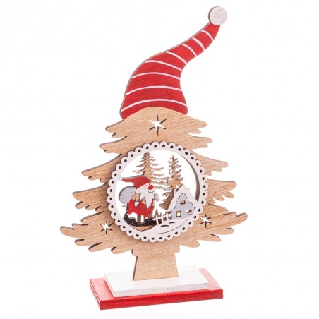 Figura madera para navidad 13 50 x 4 50 x 20 50 cm