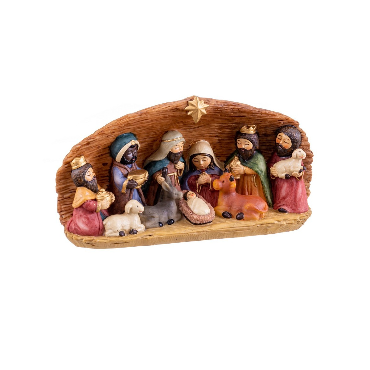 Nacimiento peana poliresina