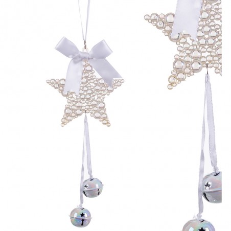 Colgante Estrella Cascabeles Plástico 20 Cm