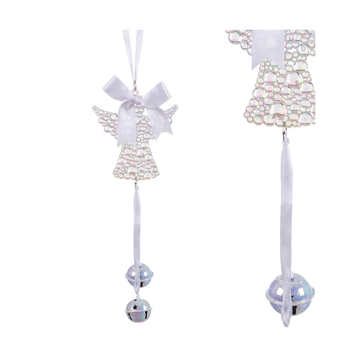 Colgante ángel cascabeles plástico 20 cm