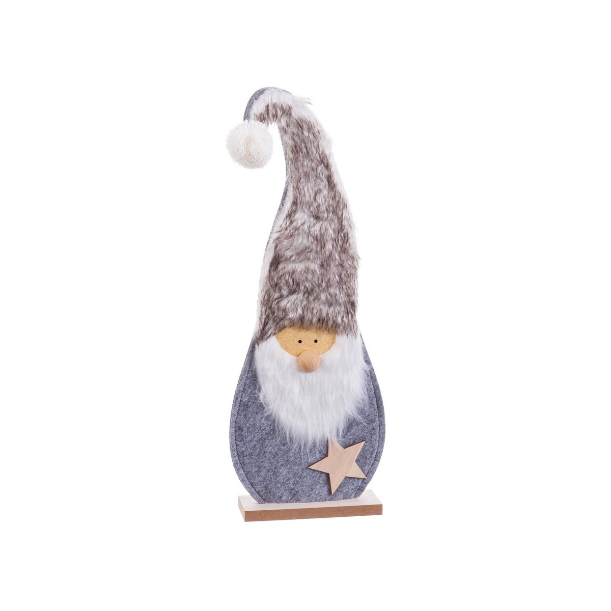 Peana papa noel tejido 17 x 6 x 46 cm