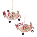 Colgante avión madera 2 m 11 x 9 cm