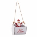 Colgante papa noel metal 5 50 x 4 x 8 cm