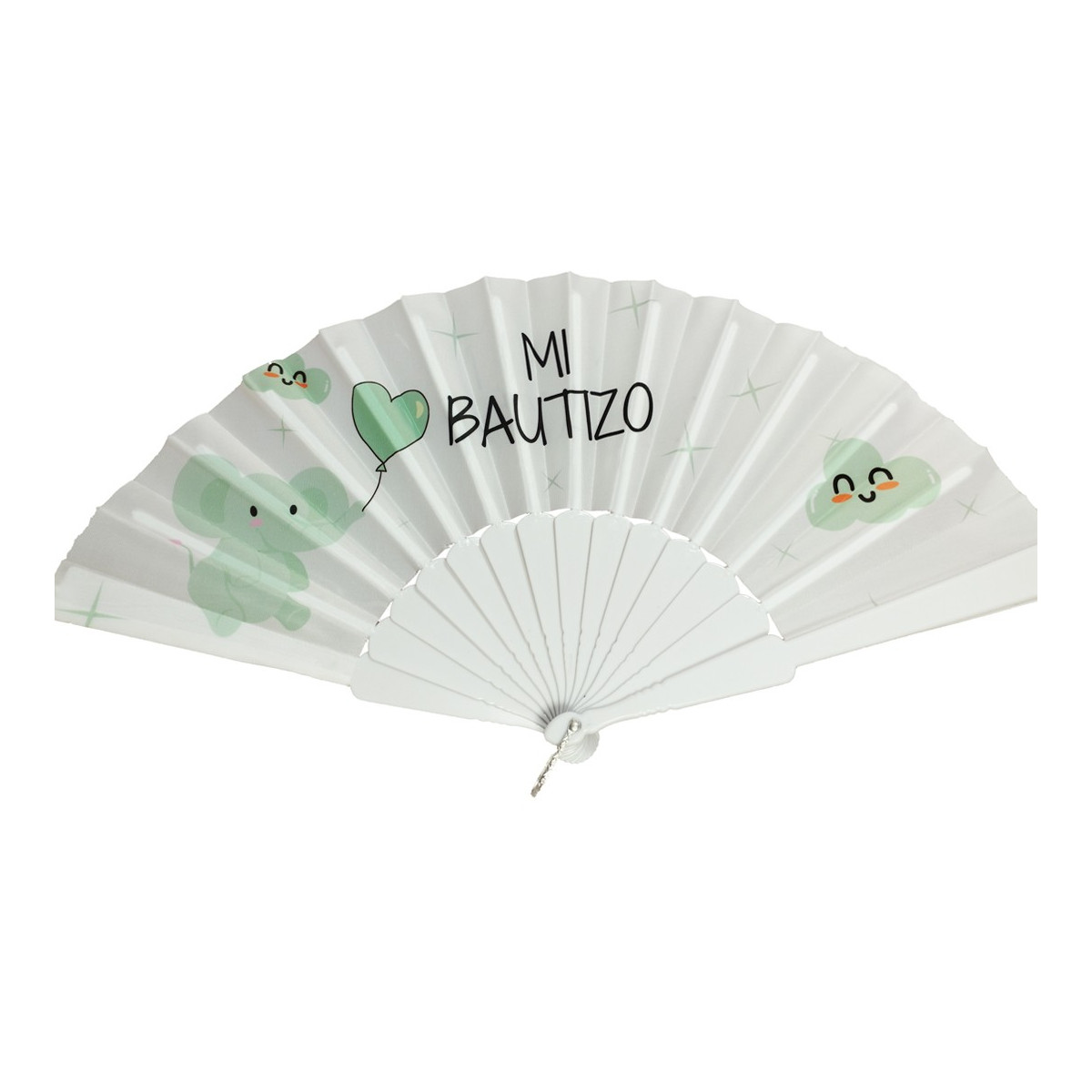 Abanico bautizo niño