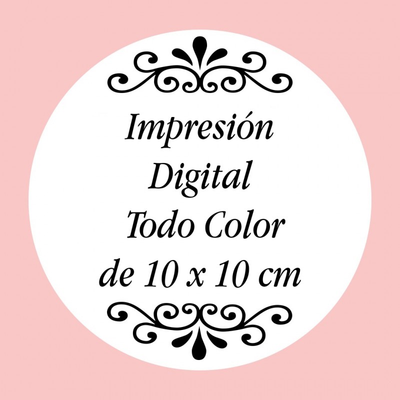 Personalización con Impresión Digital con Texto, Foto o Logo a Todo Color de 10 x 10 cm Personalización con Impresión Digital con Texto, Foto o Logo a Todo Color de 10 x 10 cm