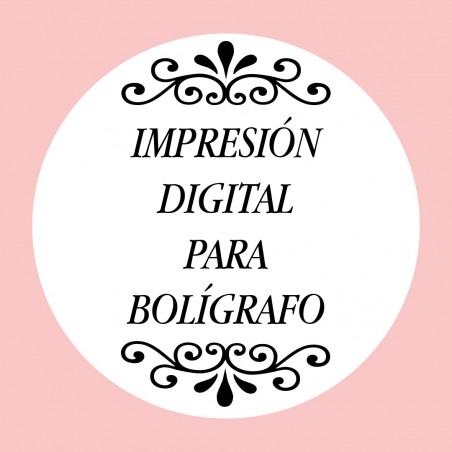 Personalización con Impresión Digital con Texto, Foto o Logo a Todo Color para Bolígrafos
