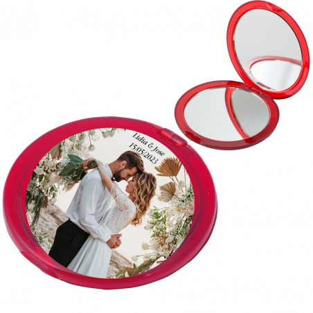 Espejo Personalizado a Todo Color con Foto y Texto para...