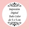 Espejo Personalizado a Todo Color con Foto y Texto para Boda, Bautizo, Comunión, Cumpleaños o Empresa