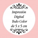 Espejo personalizado a todo color con foto y texto para boda bautizo comunión cumpleaños o empresa