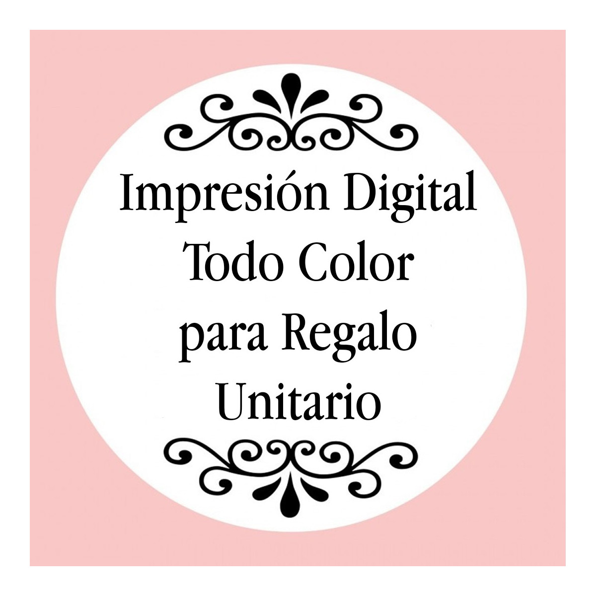 Personalización con impresión digital con texto foto o logo a todo color