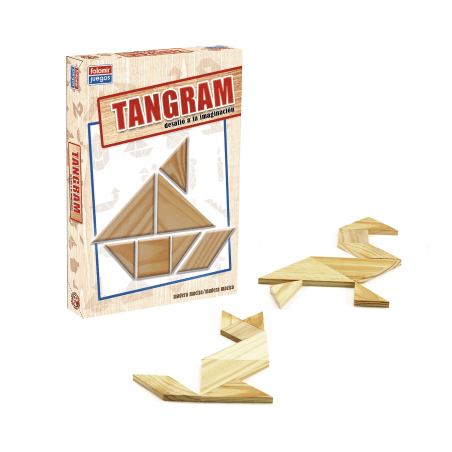 Juego tangram madera