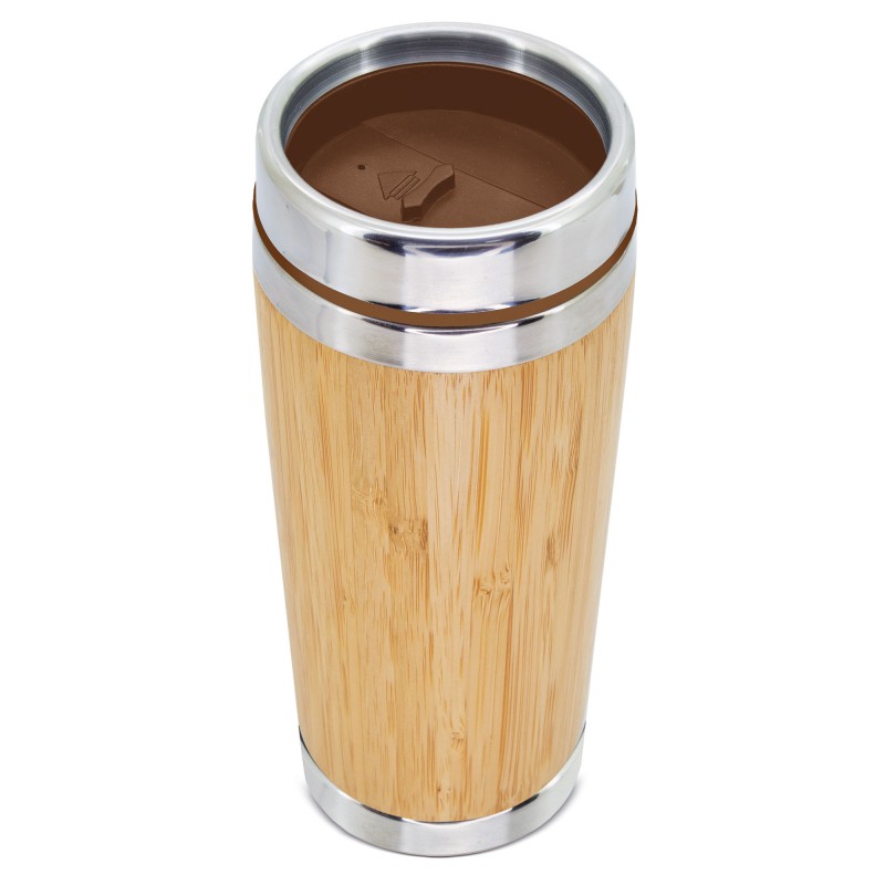 Vaso termo bambu doble capa 500ml cue