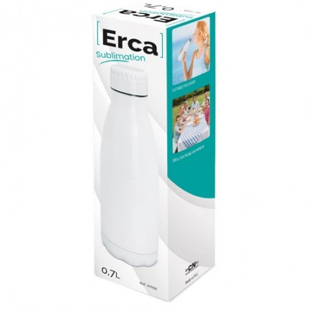 Botella térmica blanca de acero inoxidable para sublimación: Ideal como detalle para eventos