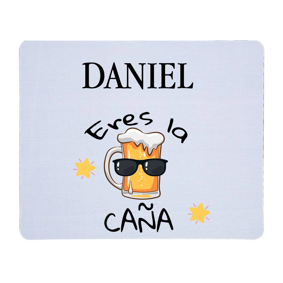 Alfombrilla De Ratón Blanca Eres La Caña Personalizada Con Nombre