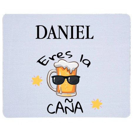 Alfombrilla de Ratón Blanca Eres la Caña Personalizada...