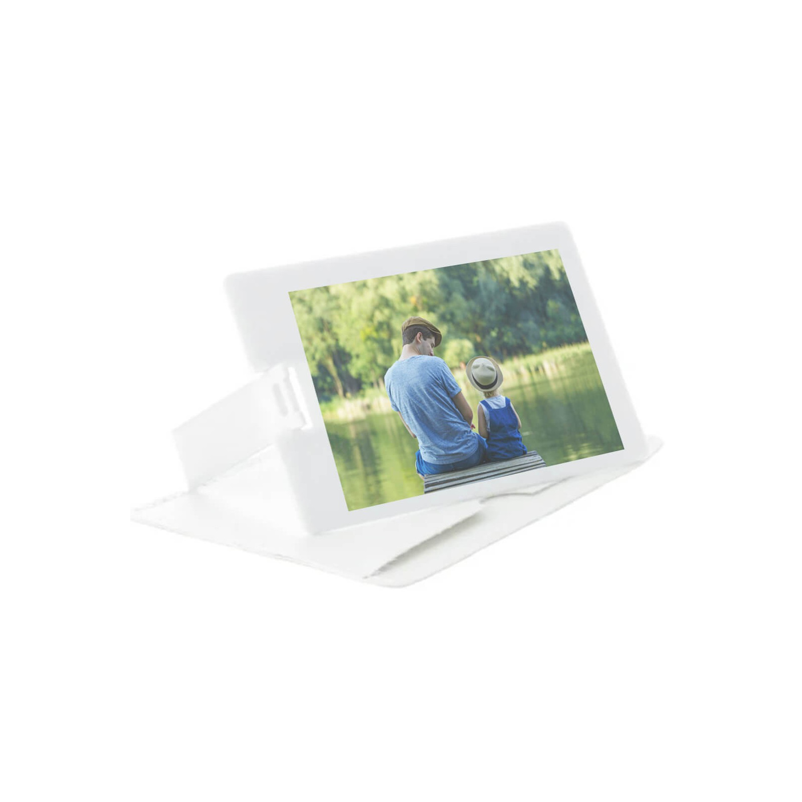 Memoria usb 16 gb tipo tarjeta personalizada con foto a todo color